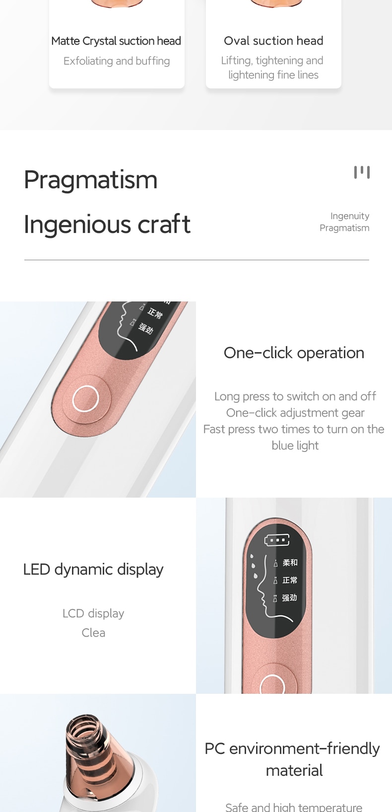 Blackhead Remover Vacuum Cleaner Black Dot Acne Pore Cleaning Beauty Skin Care Tools Home Use Facial Cleaning Devices