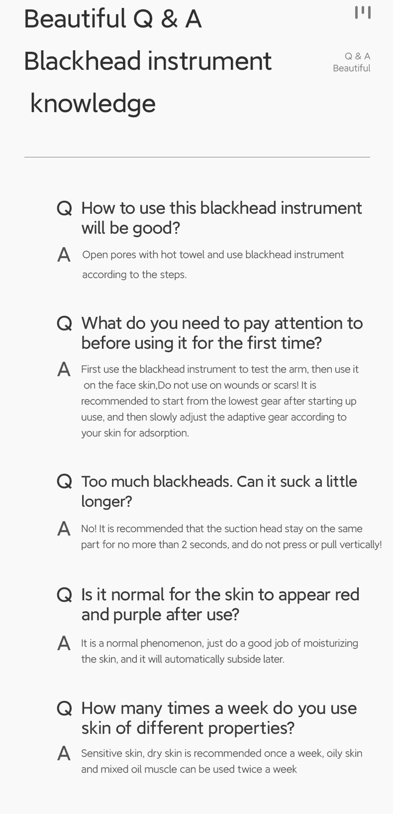 Blackhead Remover Vacuum Cleaner Black Dot Acne Pore Cleaning Beauty Skin Care Tools Home Use Facial Cleaning Devices