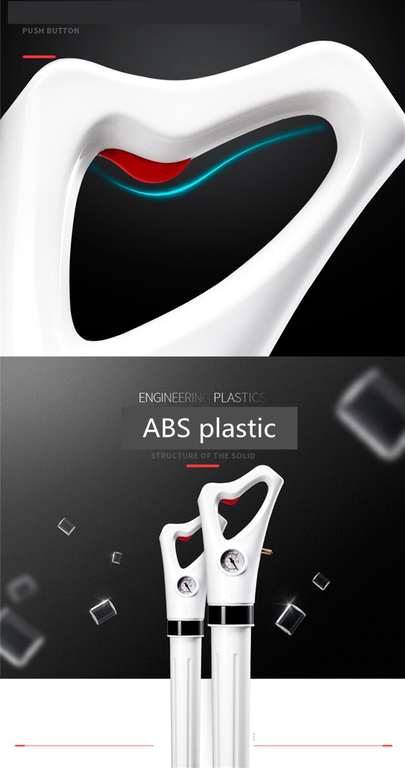 Toilet Dredge Sewer Household Artifact WC Pipeline Blockage Tool Suction High Pressure Pneumatic One Shot