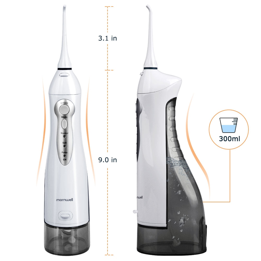 Oral Irrigator USB Rechargeable Water Flosser Portable Dental Water Jet 300ML Water Tank Waterproof Teeth Cleaner Oral Irrigator USB Rechargeable Water Flosser Portable Dental Water Jet 300ML Water Tank Waterproof Teeth Cleaner