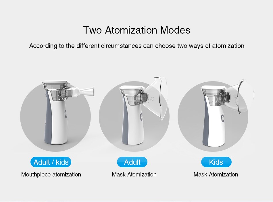 Yongrow Newest Medical Nebulizer Handheld Asthma Inhaler Atomizer for children health care usb mini Portable Nebulizer