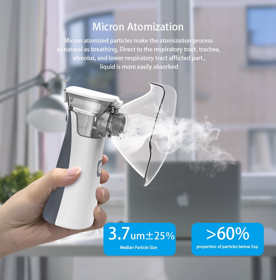 Yongrow Newest Medical Nebulizer Handheld Asthma Inhaler Atomizer for children health care usb mini Portable Nebulizer